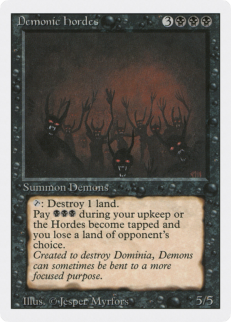 Demonic Hordes (3ED-) - Revised Edition