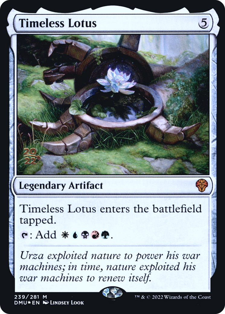 Timeless Lotus (PRE-239) - Dominaria United Promos Foil