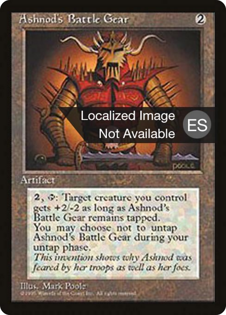 Ashnod's Battle Gear (4BB-) - Fourth Edition Foreign Black Border
