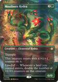 Mossborn Hydra (Borderless) (Mana Foil) (FDN-399) - Foundations Foil