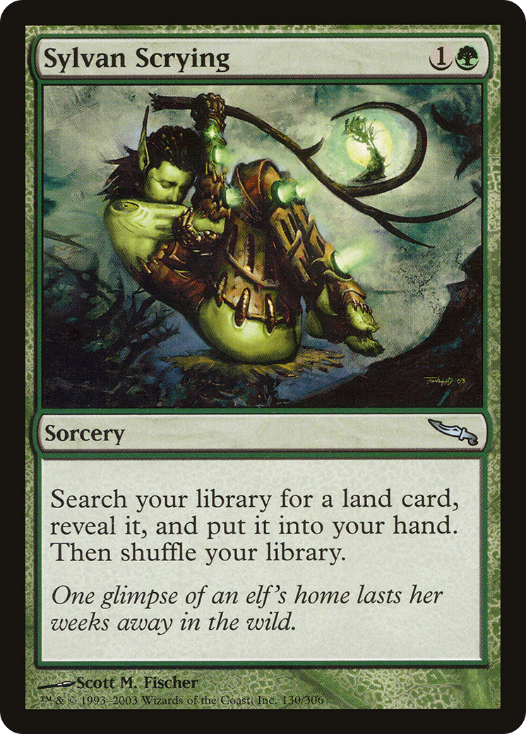 Sylvan Scrying (MRD-130) - Mirrodin