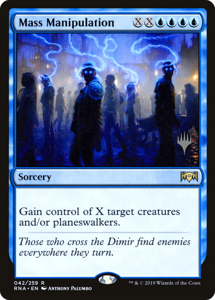 Mass Manipulation (PPTHB-042) - Ravnica Allegiance Promos