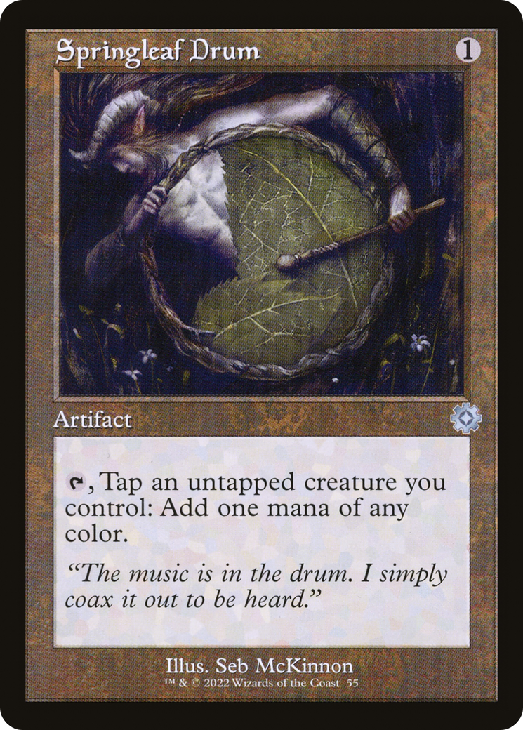 Springleaf Drum (BRR-055) - The Brothers' War Retro Artifacts