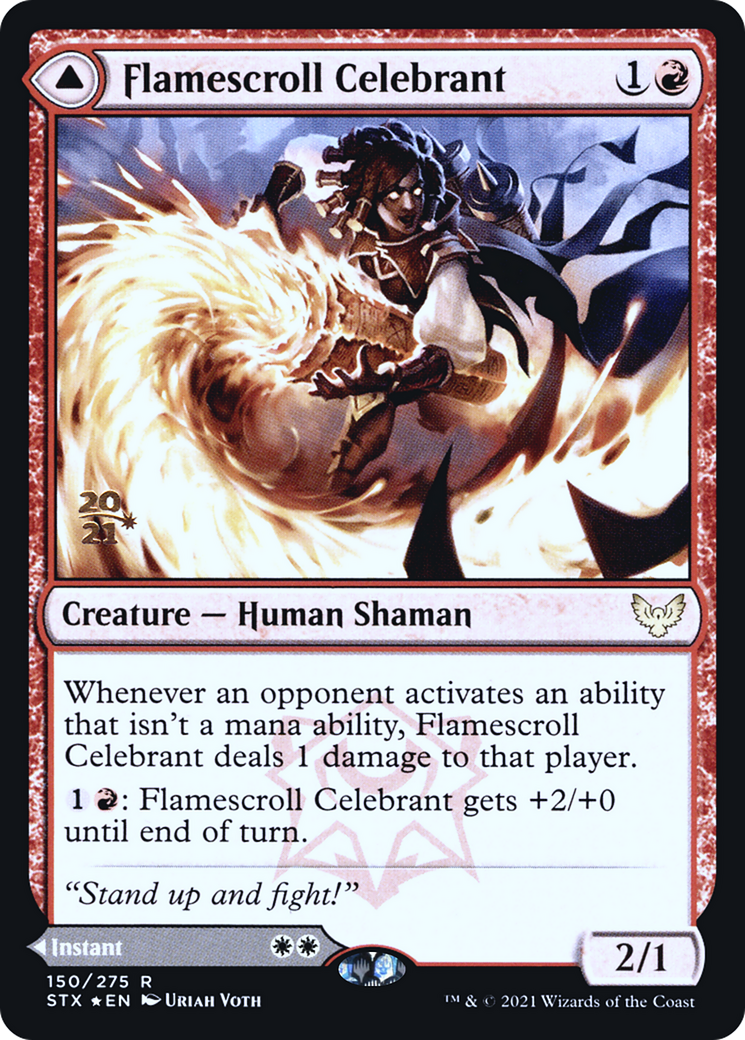 Flamescroll Celebrant (PRE-150S) - Strixhaven: School of Mages Promos Foil