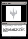 Playtest Wish (UNK-) - Unknown Event
