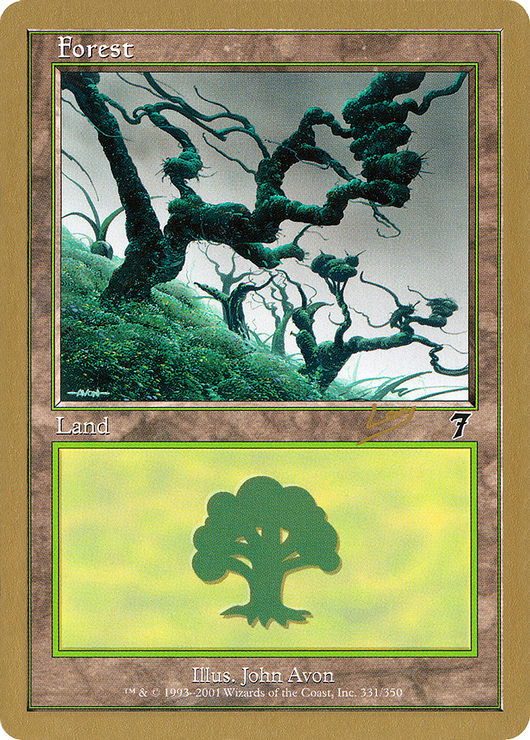 Forest (331) - 2002 Raphael Levy (7ED) (WCD-RL331) - World Championship Decks 2002