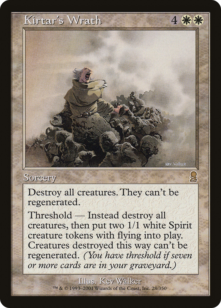 Kirtar's Wrath (ODY-028) - Odyssey Foil