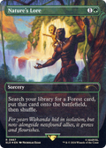 Nature's Lore (867) (Rainbow Foil) (SLD-867) - Secret Lair Drop (Borderless) Foil