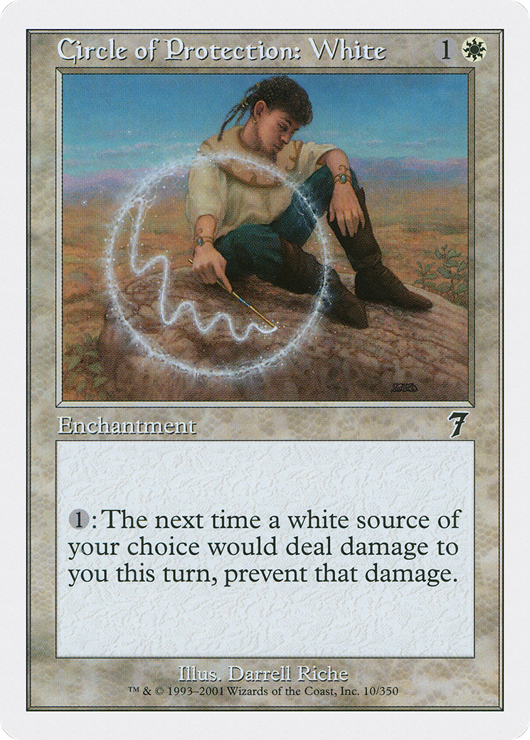 Circle of Protection: White (7ED-010) - 7th Edition