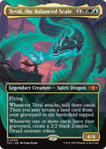 Teval, the Balanced Scale (Borderless) (TDC-008) - Commander: Tarkir: Dragonstorm