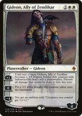 Gideon, Ally of Zendikar (SDCC 2016 Exclusive) (MEDIA-029) - San Diego Comic-Con 2016 Foil