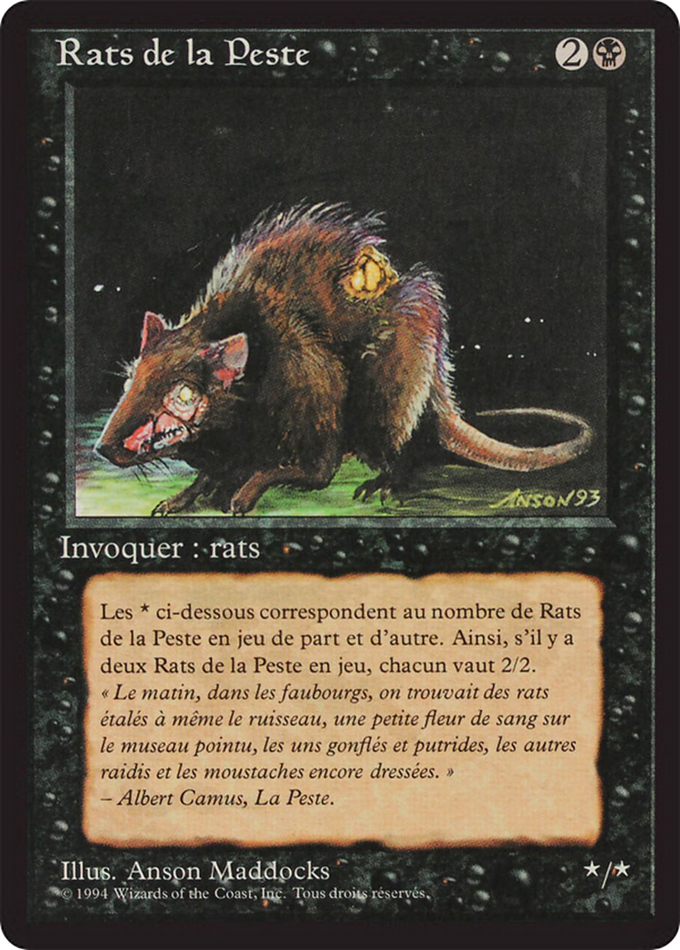 Plague Rats (FBB-) - Foreign Black Border