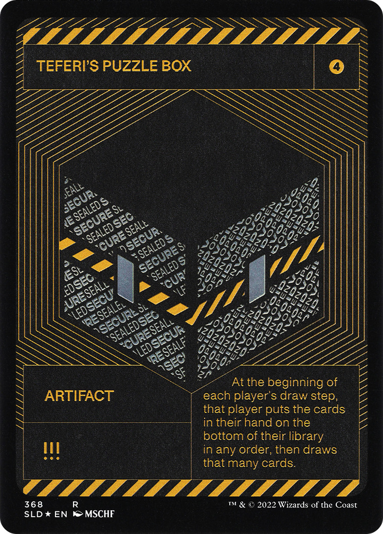 Teferi's Puzzle Box (Silver Laminate) (SLD-368) - Secret Lair Drop Foil
