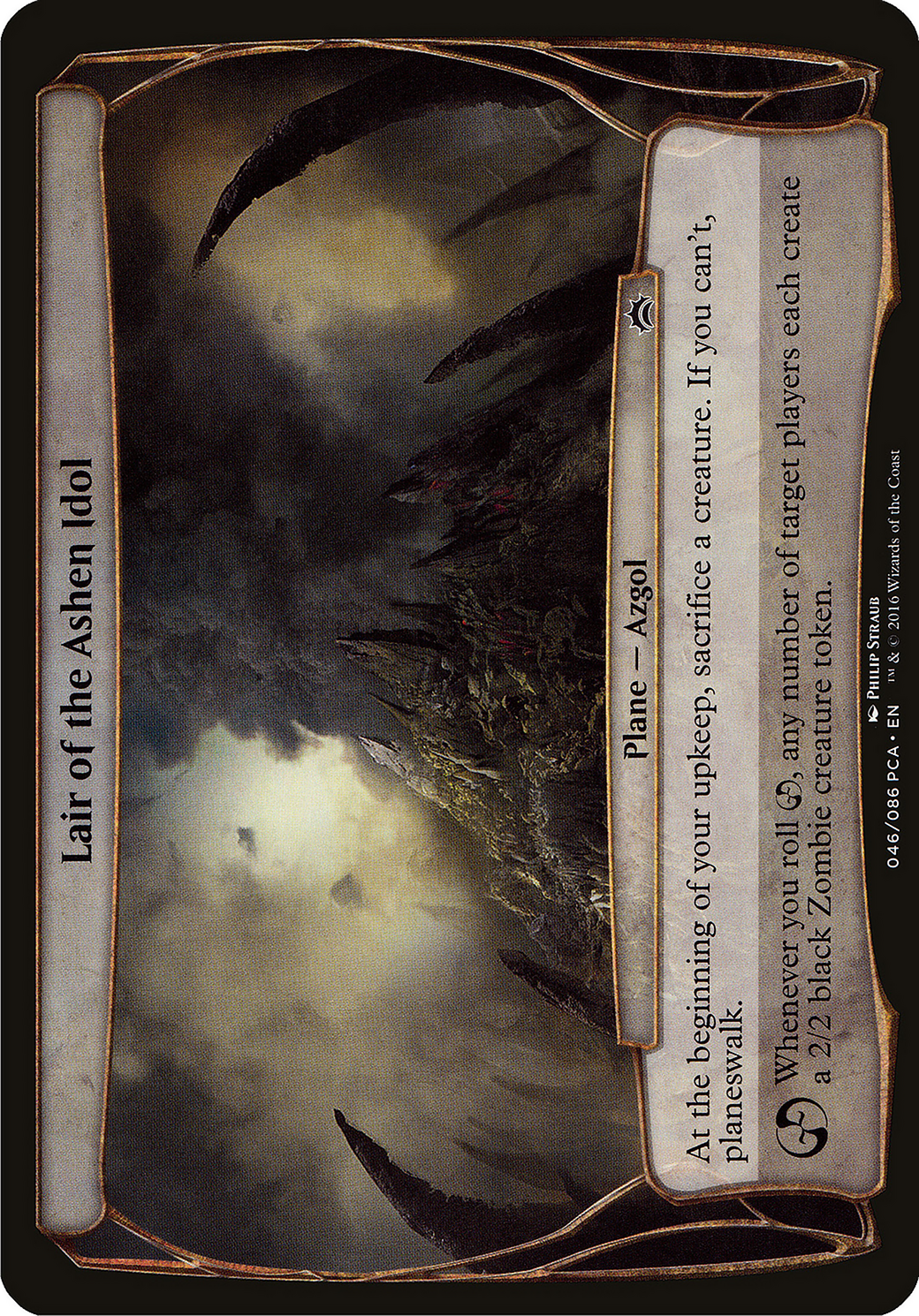Lair of the Ashen Idol (Planechase Anthology) (OVER-) - Planechase Anthology Planes