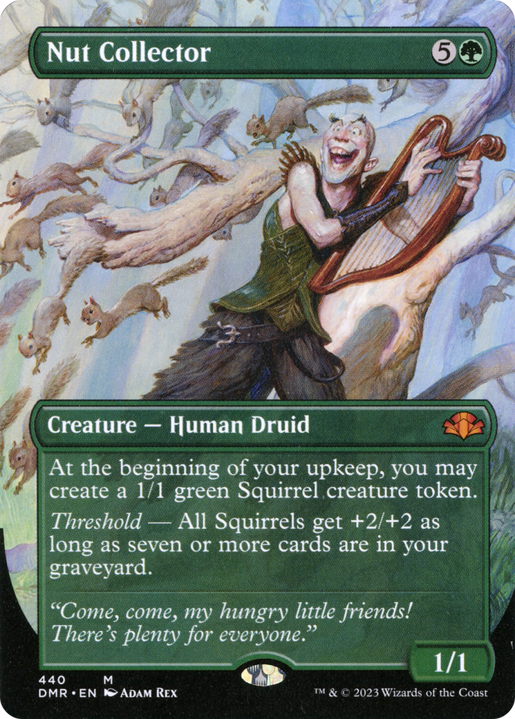 Nut Collector (Borderless) (DMR-440) - Dominaria Remastered Foil