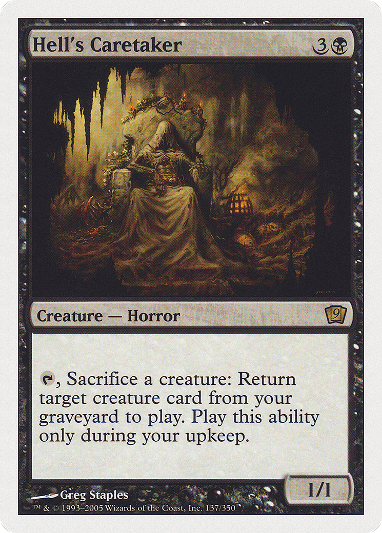 Hell's Caretaker (9ED-137) - 9th Edition Foil