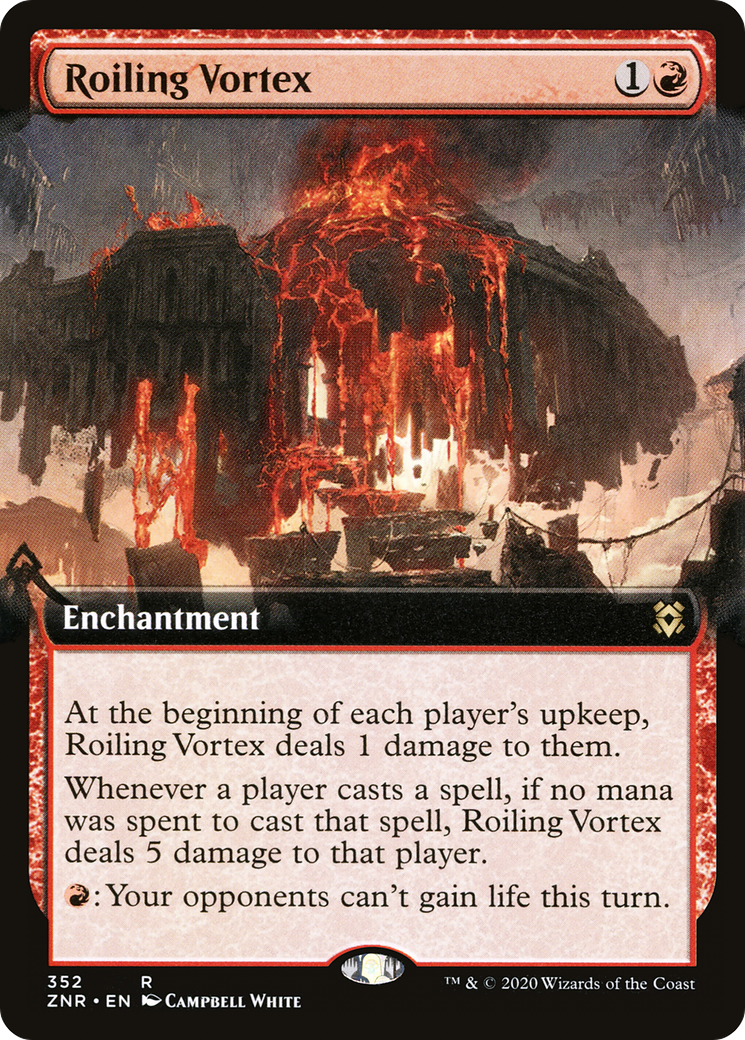Roiling Vortex (Extended Art) (ZNR-352) - Zendikar Rising: (Extended Art)