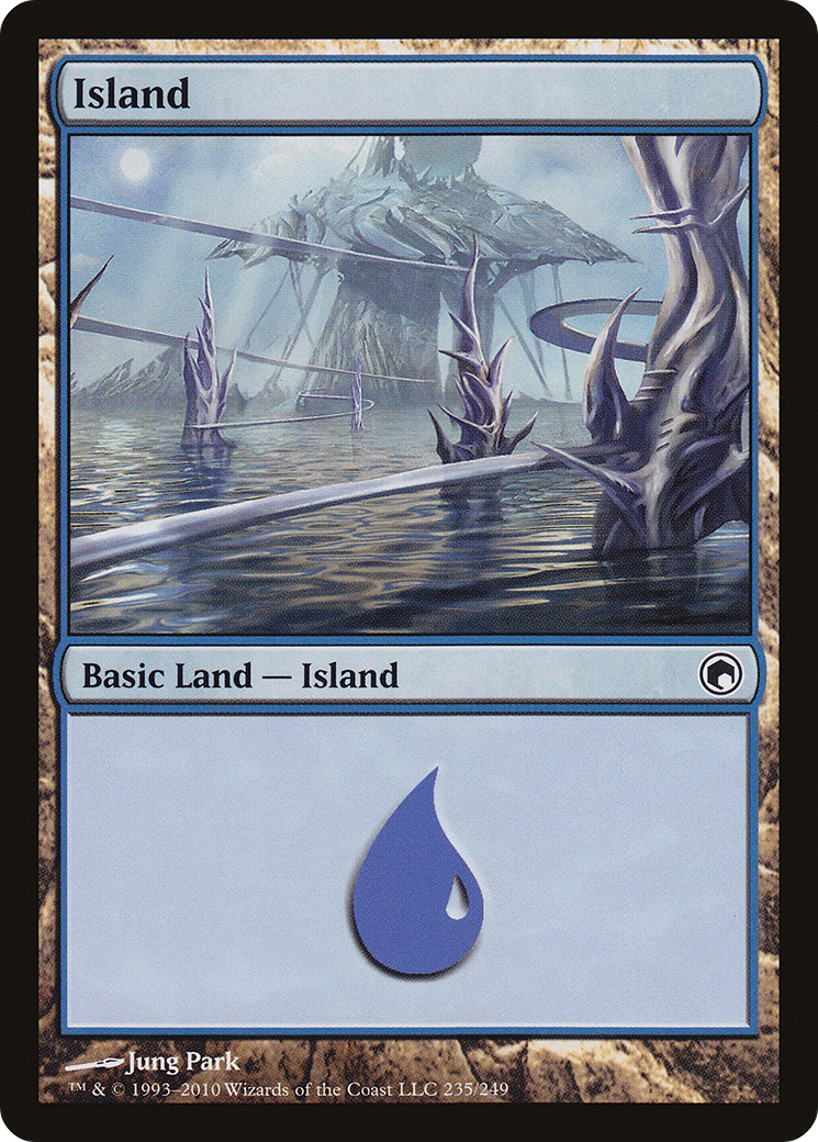 Island (235) (SOM-235) - Scars of Mirrodin