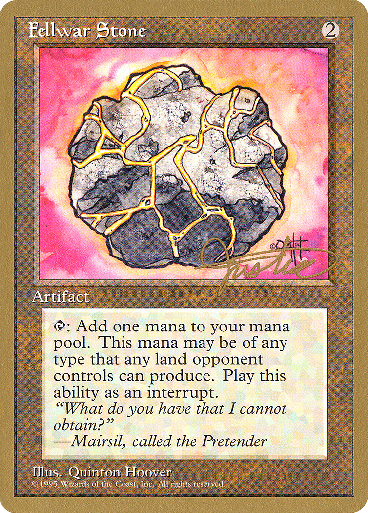 Fellwar Stone - 1996 Mark Justice (4ED) (WCD-) - Pro Tour Collector Set