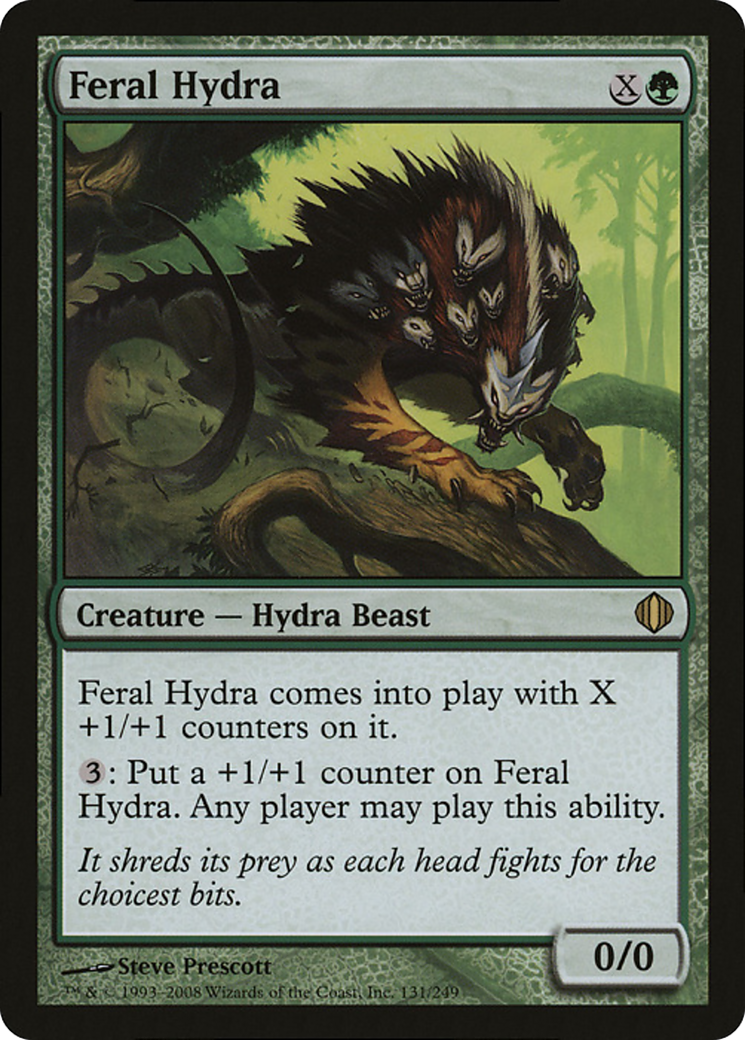 Feral Hydra (Magic Player Rewards 2009) (OVER-131) - Magic Player Rewards 2009