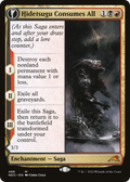 Hidetsugu Consumes All (Extended Art) (NEO-486) - Kamigawa: Neon Dynasty: (Extended Art, fandfc, enchantment)