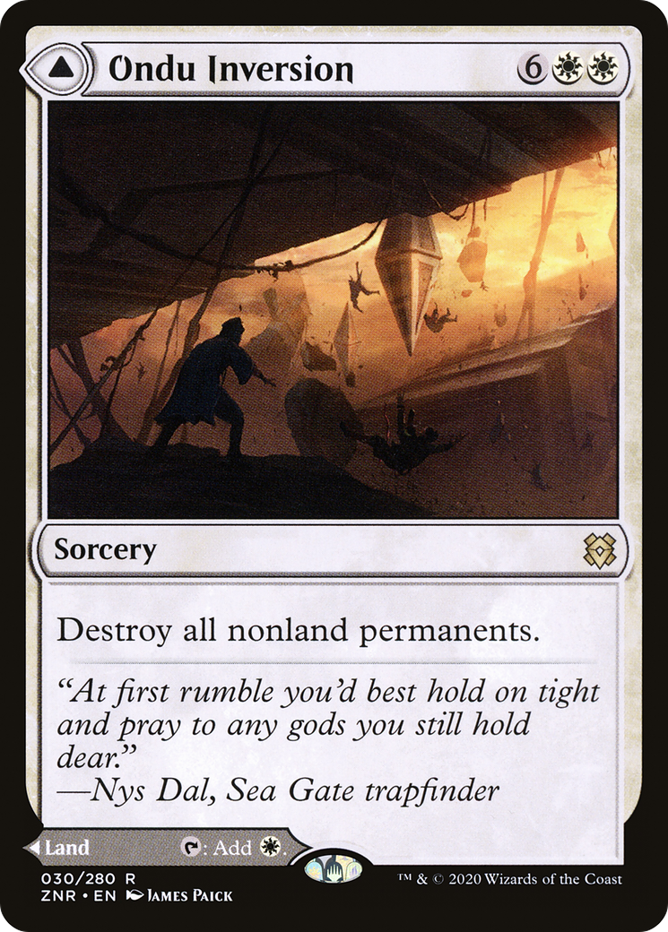 Ondu Inversion (ZNR-030) - Zendikar Rising Foil