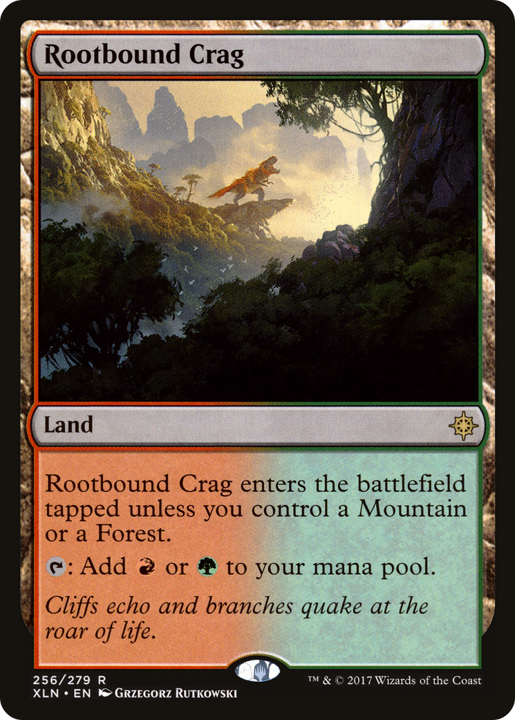 Rootbound Crag (XLN-256) - Ixalan Foil