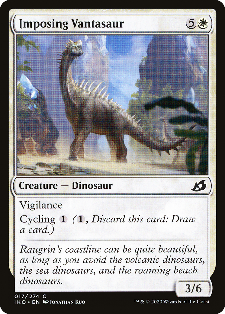 Imposing Vantasaur (IKO-017) - Ikoria: Lair of Behemoths Foil