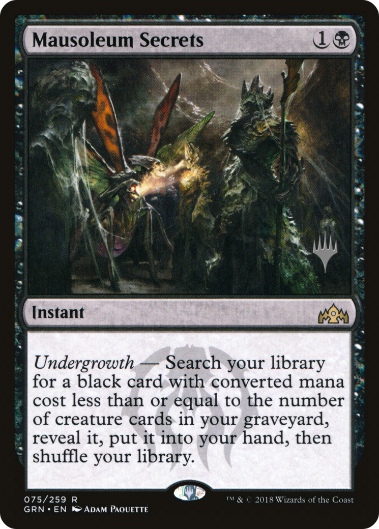 Mausoleum Secrets (PPTHB-075) - Guilds of Ravnica Promos