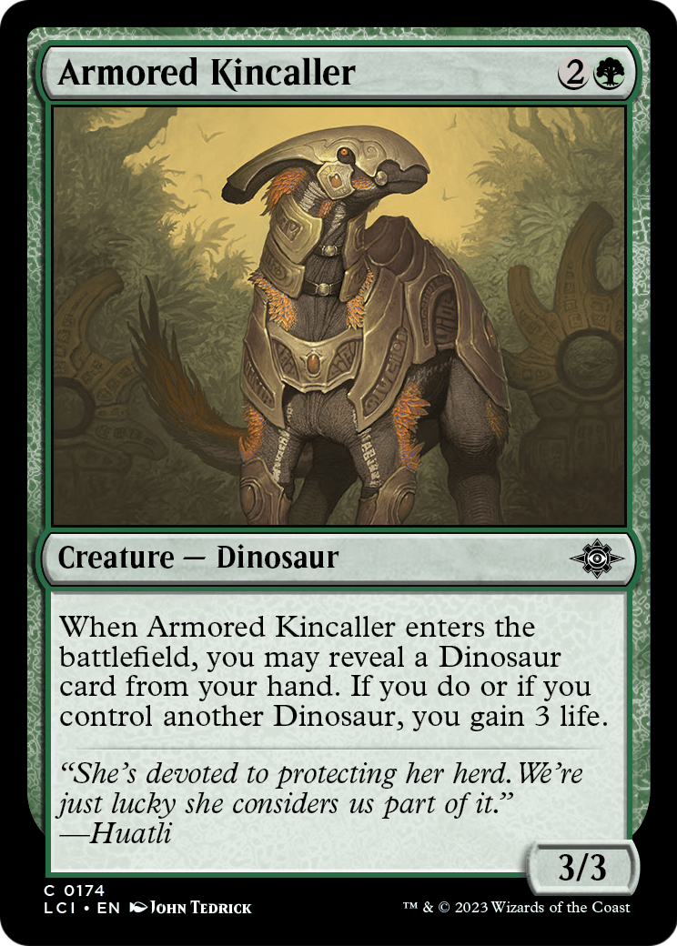 Armored Kincaller (LCI-174) - The Lost Caverns of Ixalan Foil