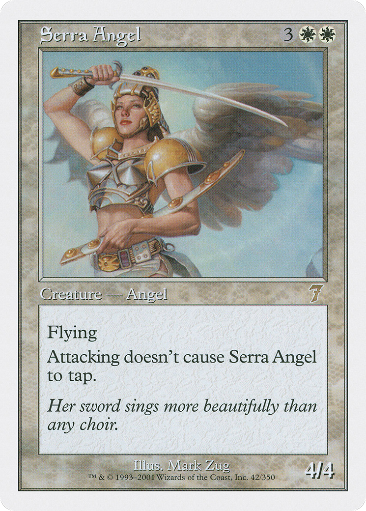 Serra Angel (7ED-042) - 7th Edition