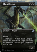 Black Dragon (Borderless) (AFR-291) - Adventures in the Forgotten Realms