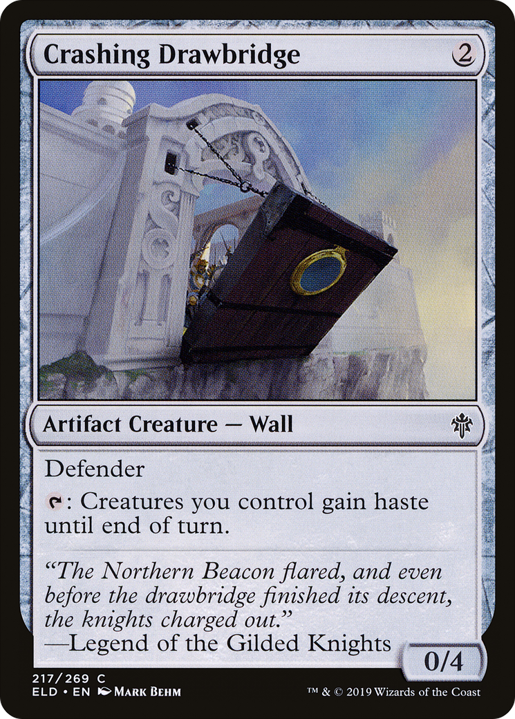 Crashing Drawbridge (ELD-217) - Throne of Eldraine