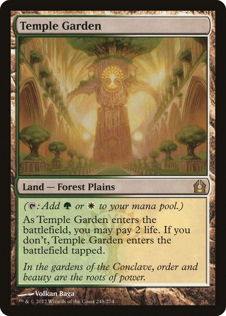 Temple Garden (RTR-248) - Return to Ravnica Foil