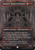 Solphim, Mayhem Dominus (Oil Slick Raised Foil) (ONE-354) - Phyrexia: All Will Be One (Borderless) Foil