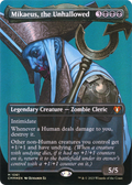Mikaeus, the Unhallowed (Textured Foil) (CMM-1061) - Commander Masters (Borderless) Foil