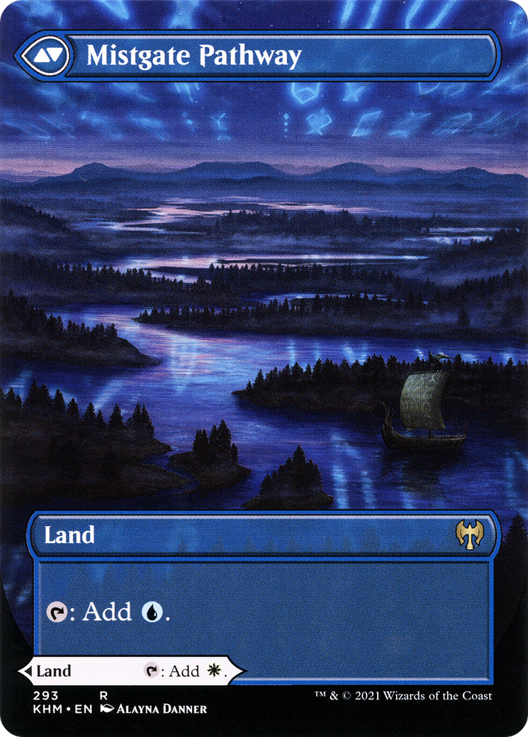 Hengegate Pathway (Borderless) (KHM-293) - Kaldheim: (Showcase) Foil