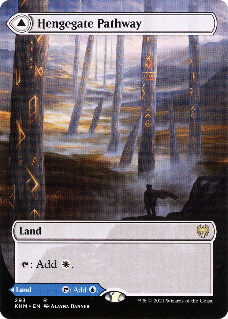 Hengegate Pathway (Borderless) (KHM-293) - Kaldheim: (Showcase) Foil