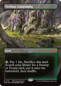 Verdant Catacombs (Borderless) (Dragonscale Foil) (SPG-118) - Special Guests Foil