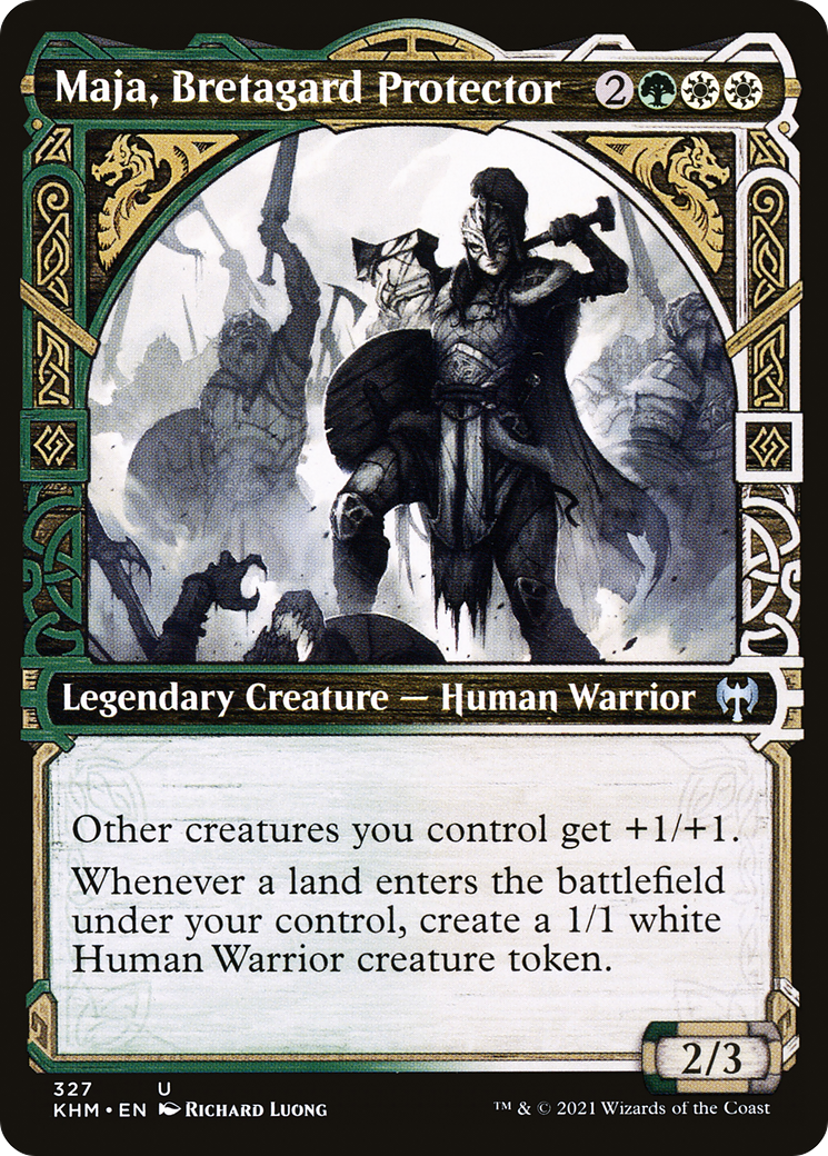 Maja, Bretagard Protector (Showcase) (KHM-327) - Kaldheim: (Showcase)