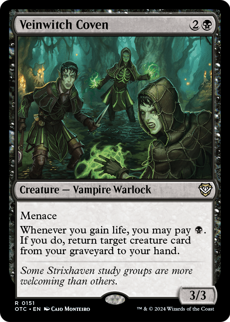 Veinwitch Coven (OTC-151) - Outlaws of Thunder Junction Commander