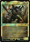 The Swarmlord (Display Commander) (Surge Foil) - Thick Stock (40K-180) - Warhammer 40,000 Commander Foil