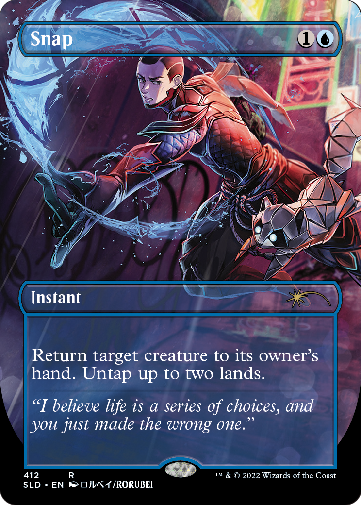 Snap (SLD-412) - Secret Lair Drop (Borderless) Foil