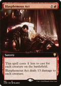 Blasphemous Act (Extended Art) (CMR-661) - Commander Legends: (Extended Art) Foil