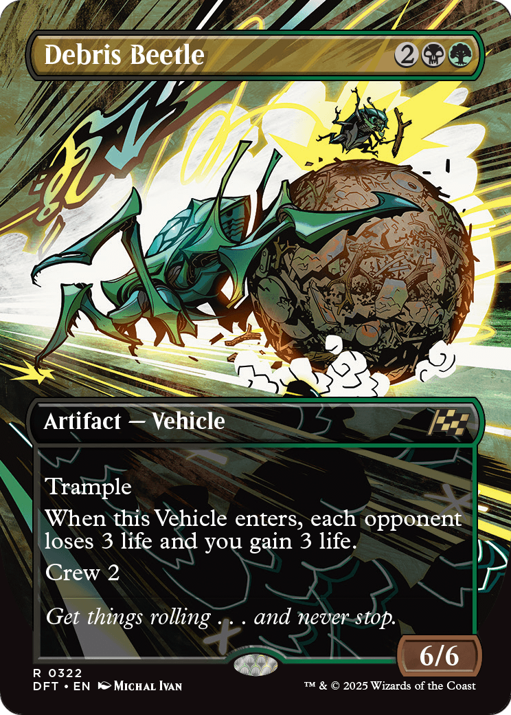 Debris Beetle (Borderless) (DFT-322) - Aetherdrift