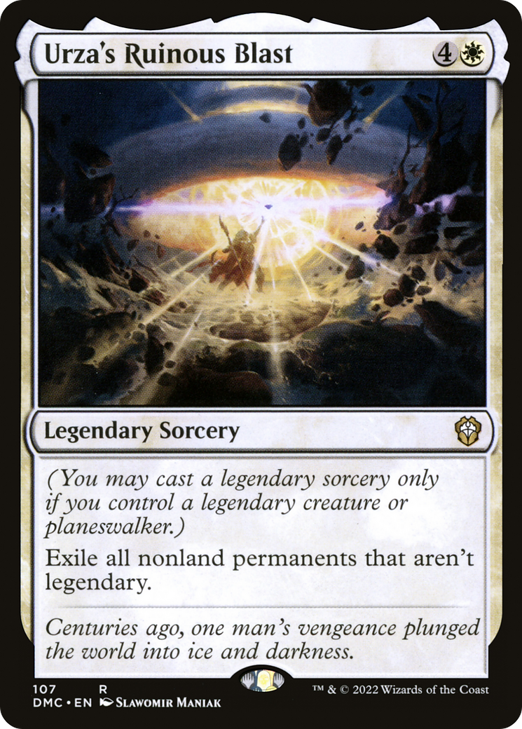 Urza's Ruinous Blast (DMC-107) - Dominaria United Commander