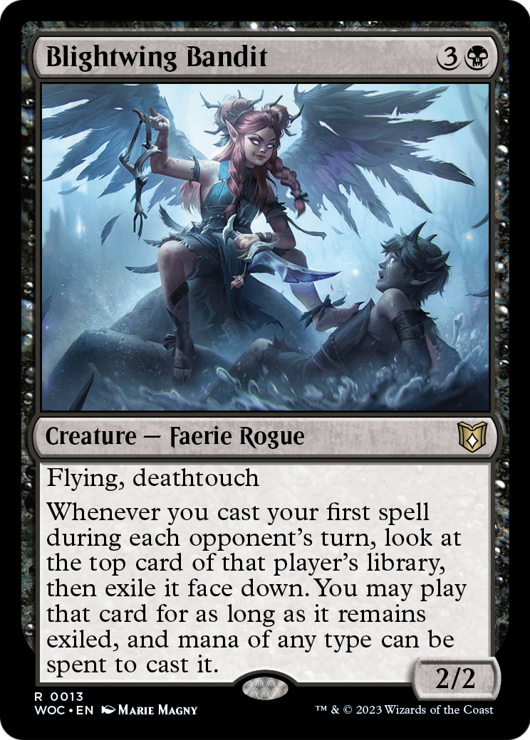 Blightwing Bandit (WOC-013) - Wilds of Eldraine Commander