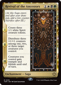 Revival of the Ancestors (PPTDM-218) - Promo Pack: Tarkir: Dragonstorm: (enchantment) Foil