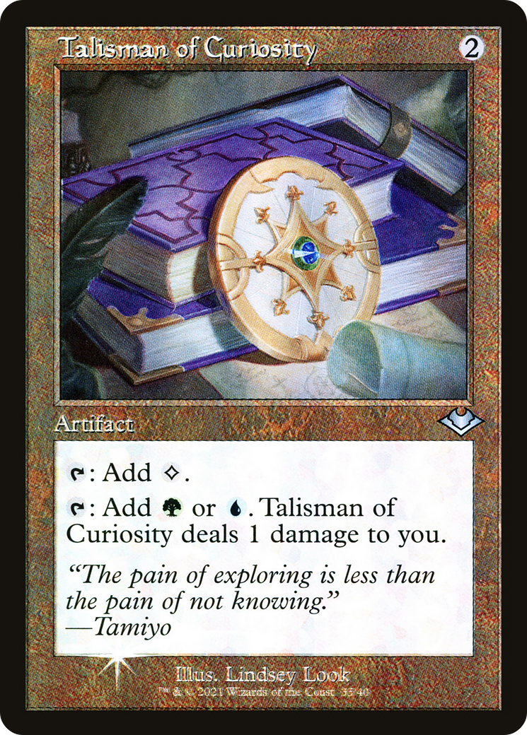 Talisman of Curiosity (Retro Frame) (MH1-035) - Modern Horizons 1 Timeshifts Foil