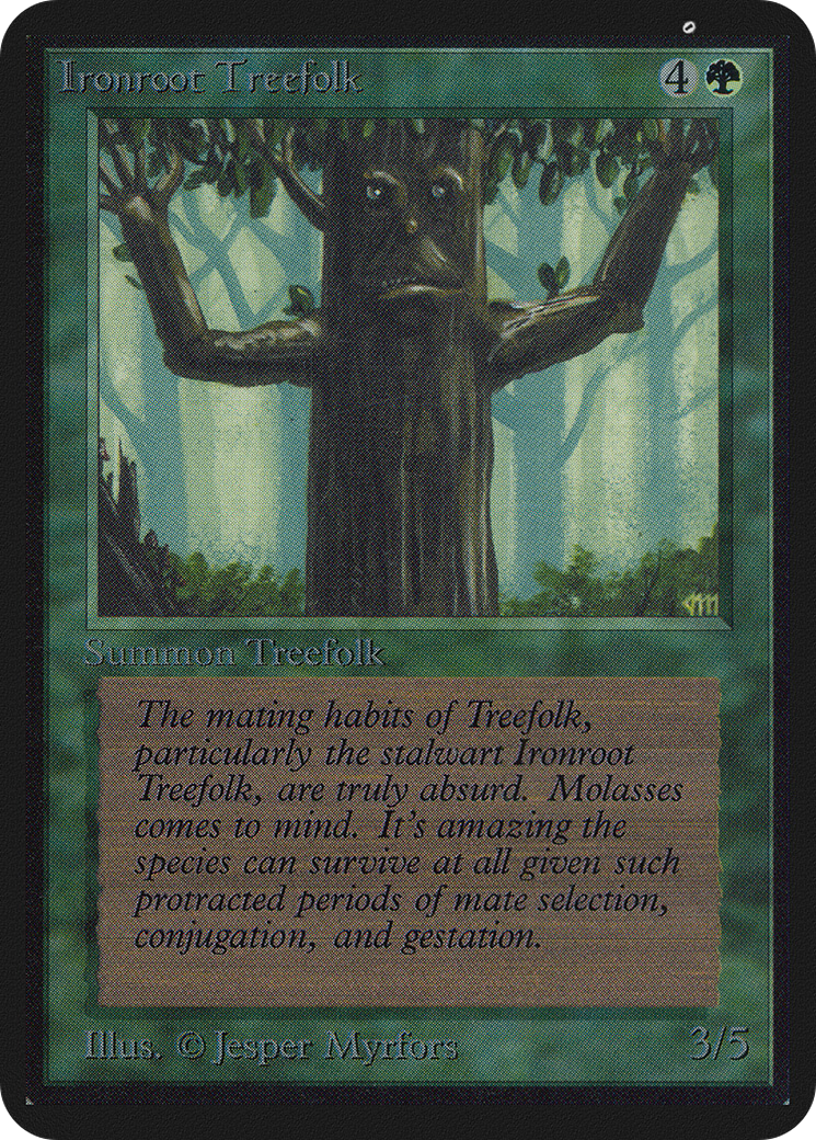 Ironroot Treefolk (LEA-) - Limited Edition Alpha